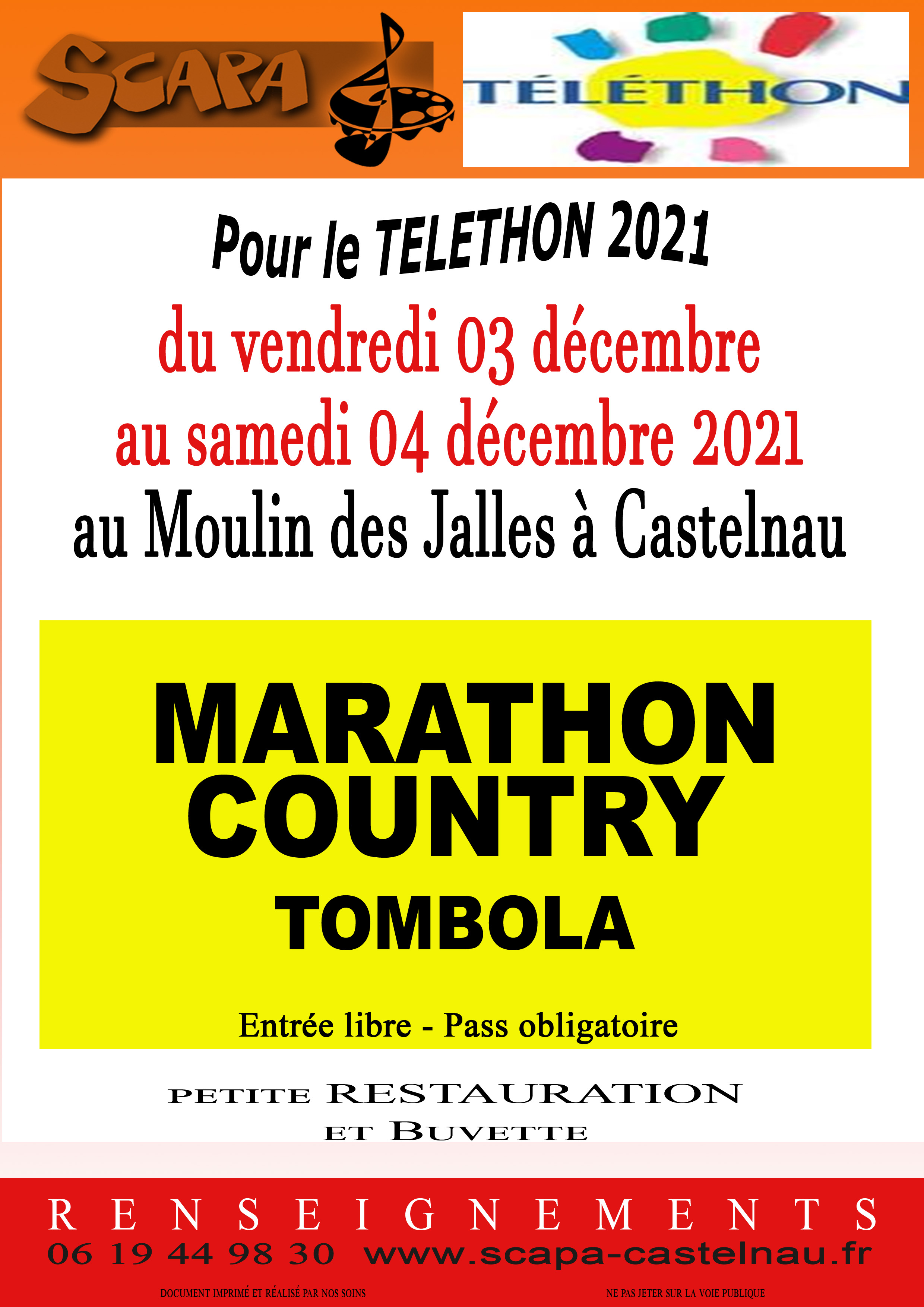 12 03 téléthon scapa