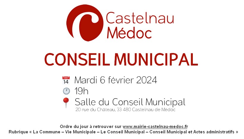 Conseil municipal du 6 février de la commune de Castelnau