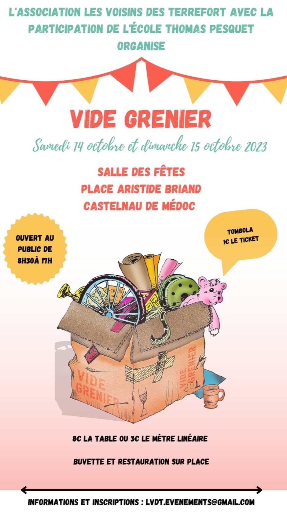 vide grenier terrefort 2023